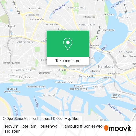 Карта Novum Hotel am Holstenwall