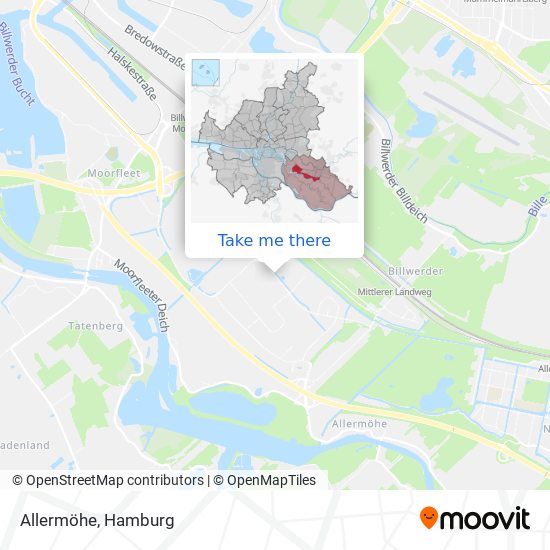 Allermöhe map