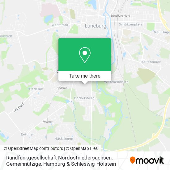 Rundfunkgesellschaft Nordostniedersachsen, Gemeinnützige map