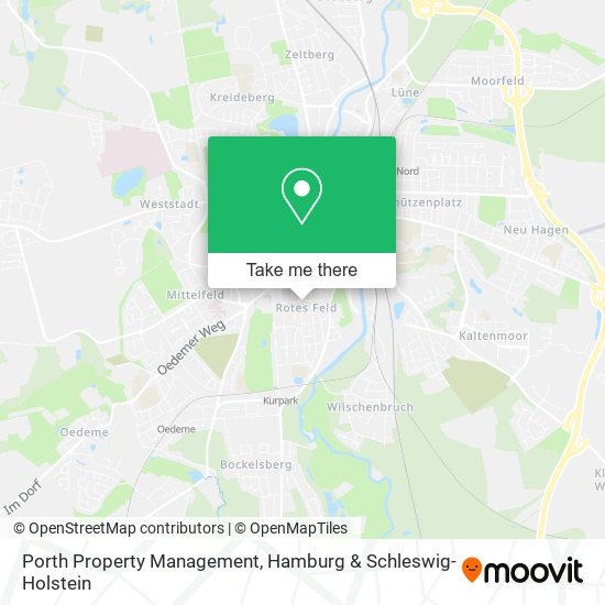 Porth Property Management map