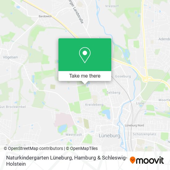 Naturkindergarten Lüneburg map