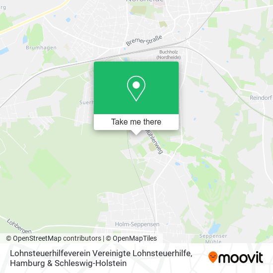 Lohnsteuerhilfeverein Vereinigte Lohnsteuerhilfe map