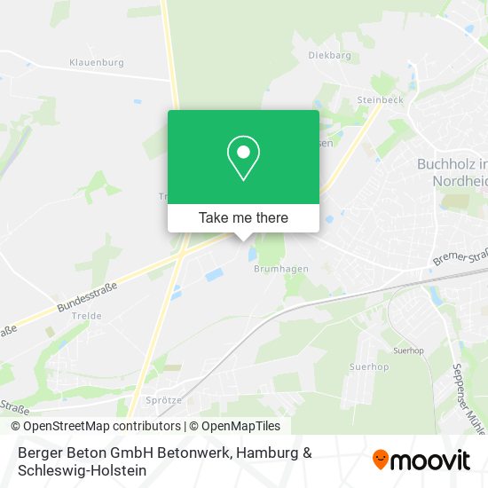 Berger Beton GmbH Betonwerk map