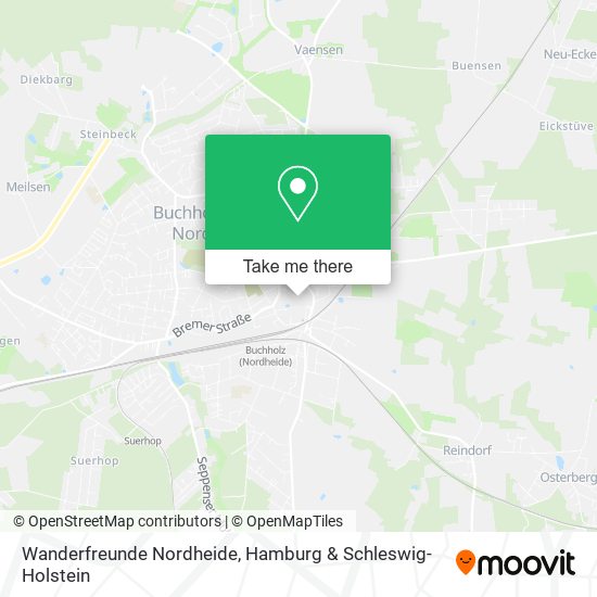 Wanderfreunde Nordheide map