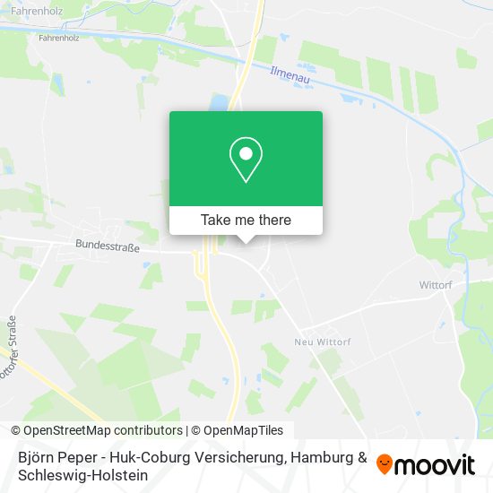 Björn Peper - Huk-Coburg Versicherung map