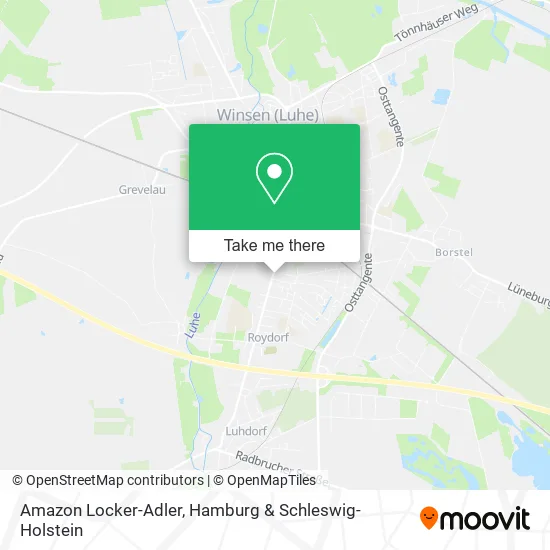 Карта Amazon Locker-Adler