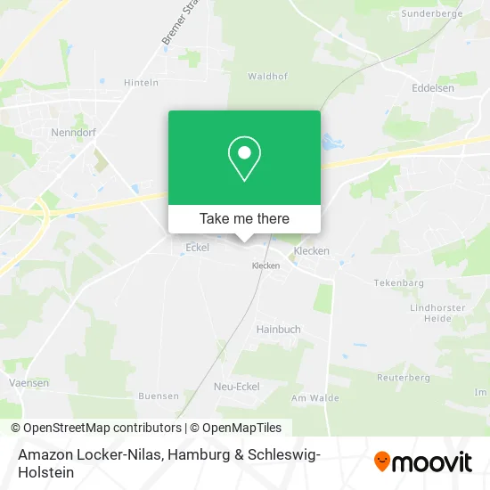 Карта Amazon Locker-Nilas