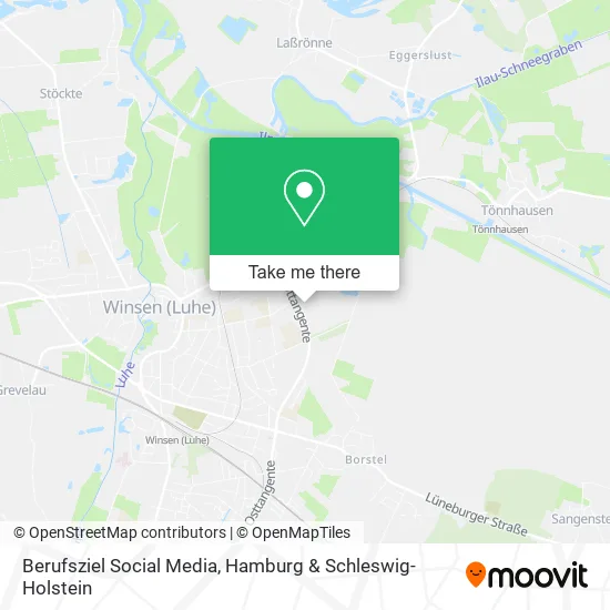 Карта Berufsziel Social Media