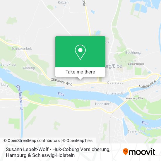 Susann Lebelt-Wolf - Huk-Coburg Versicherung map