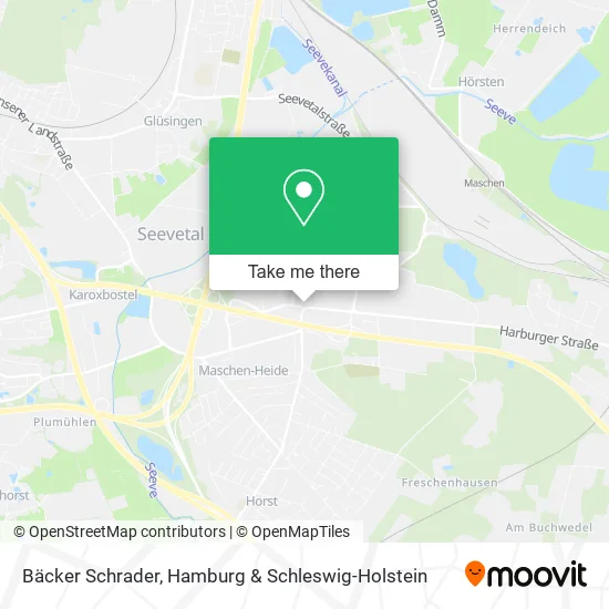 Карта Bäcker Schrader