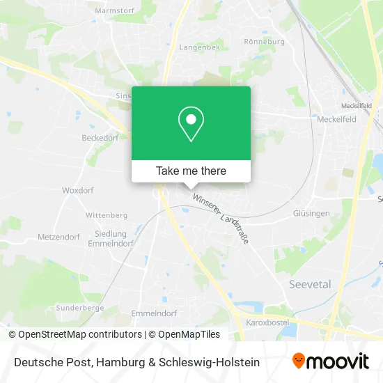 Карта Deutsche Post