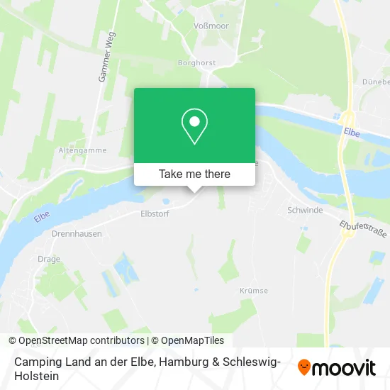 Карта Camping Land an der Elbe
