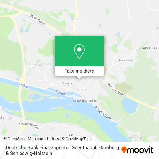 Deutsche Bank Finanzagentur Geesthacht map