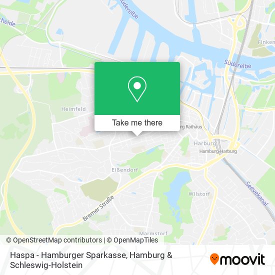 Haspa - Hamburger Sparkasse map