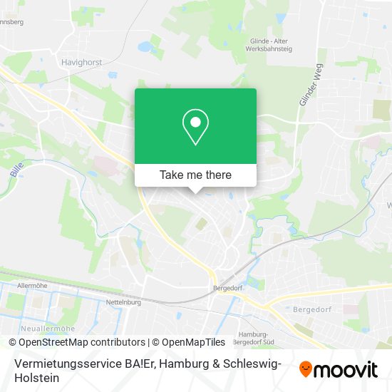 Vermietungsservice BA!Er map