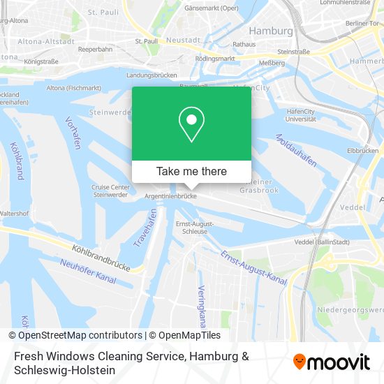 Fresh Windows Cleaning Service map