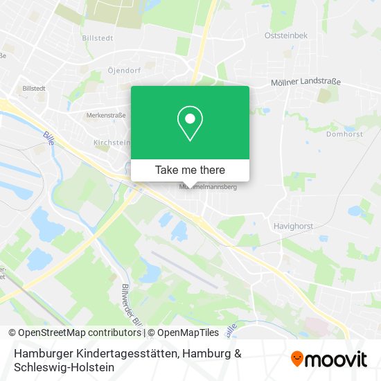 Hamburger Kindertagesstätten map