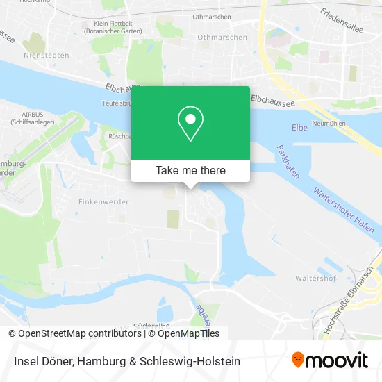 Insel Döner map