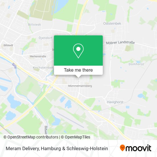 Meram Delivery map