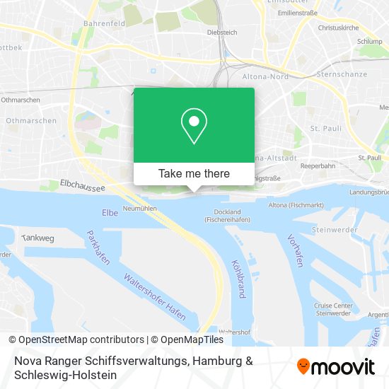 Nova Ranger Schiffsverwaltungs map
