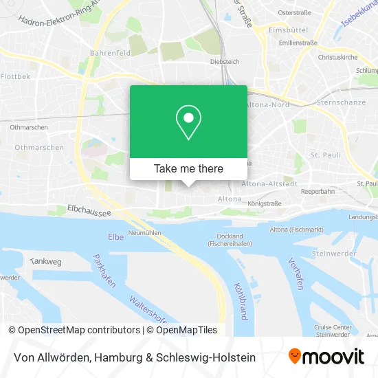 Von Allwörden map