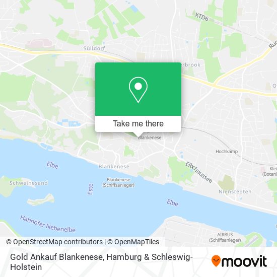 Gold Ankauf Blankenese map