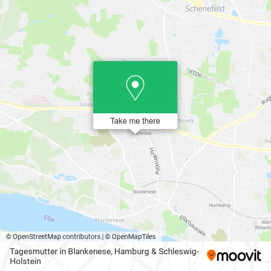 Карта Tagesmutter in Blankenese