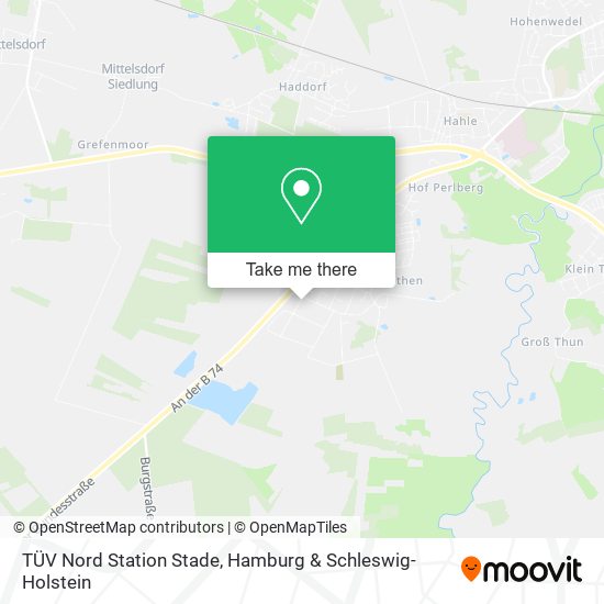 TÜV Nord Station Stade map