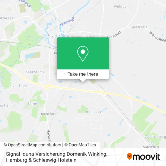 Карта Signal Iduna Versicherung Domenik Winking