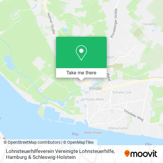 Карта Lohnsteuerhilfeverein Vereinigte Lohnsteuerhilfe