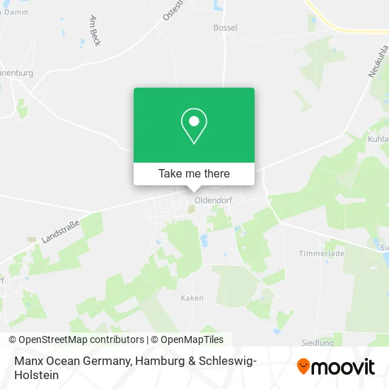 Карта Manx Ocean Germany