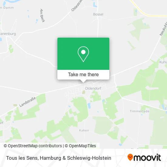 Карта Tous les Sens