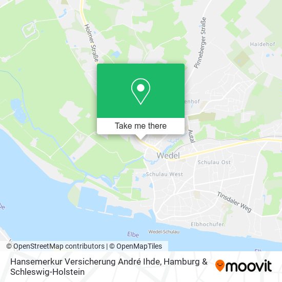 Hansemerkur Versicherung André Ihde map
