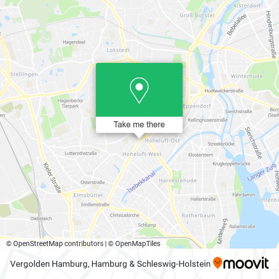 Vergolden Hamburg map