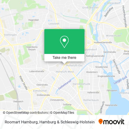 Roomart Hamburg map