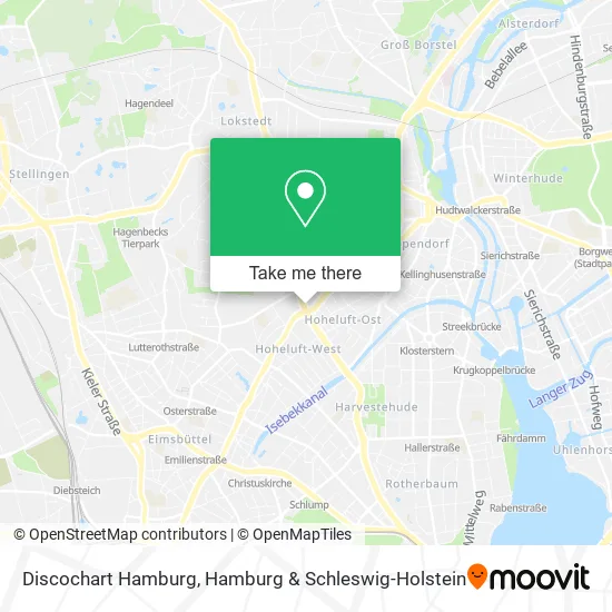 Карта Discochart Hamburg