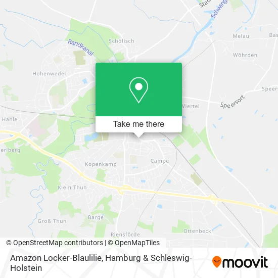 Карта Amazon Locker-Blaulilie