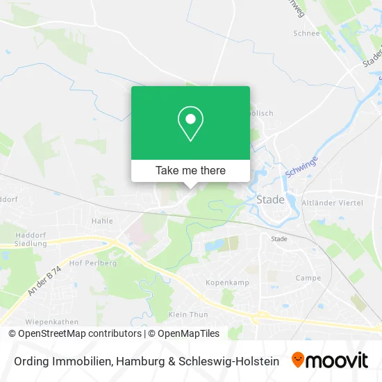 Карта Ording Immobilien