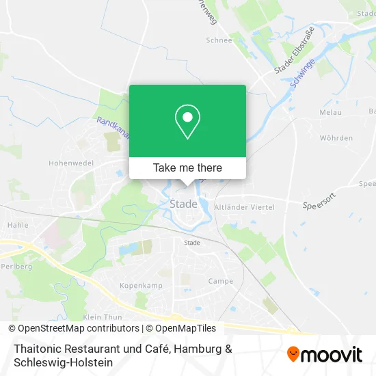 Карта Thaitonic Restaurant und Café