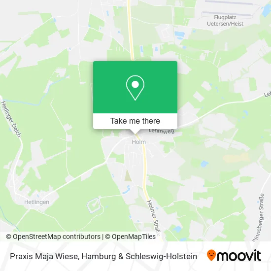 Praxis Maja Wiese map