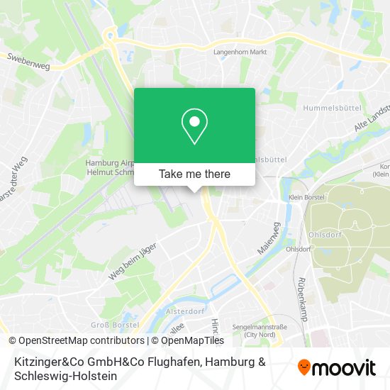 Kitzinger&Co GmbH&Co Flughafen map