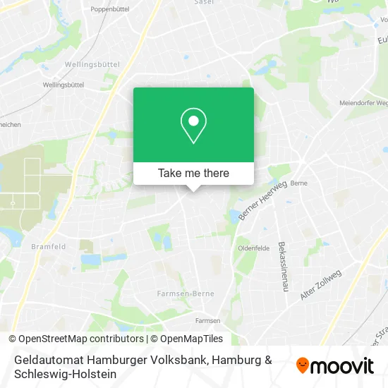 Карта Geldautomat Hamburger Volksbank