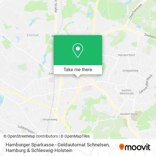 Карта Hamburger Sparkasse - Geldautomat Schnelsen