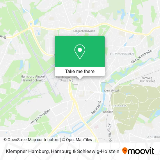 Карта Klempner Hamburg