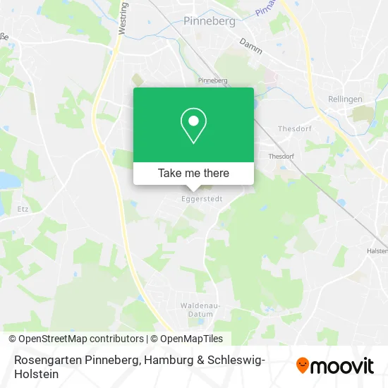 Карта Rosengarten Pinneberg