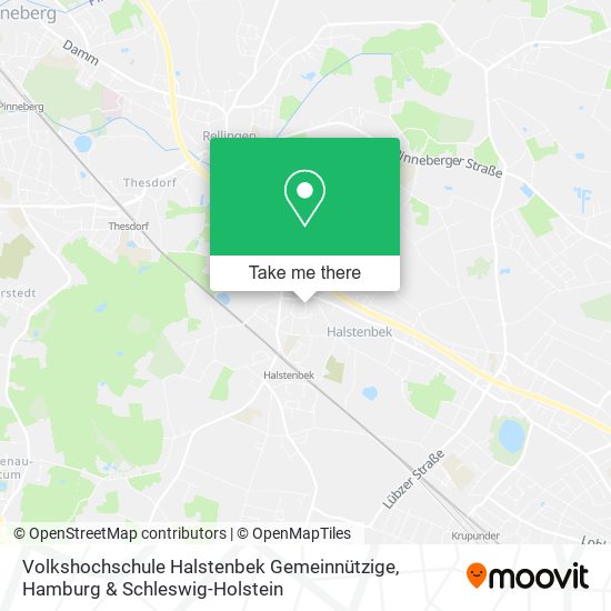 Volkshochschule Halstenbek Gemeinnützige map