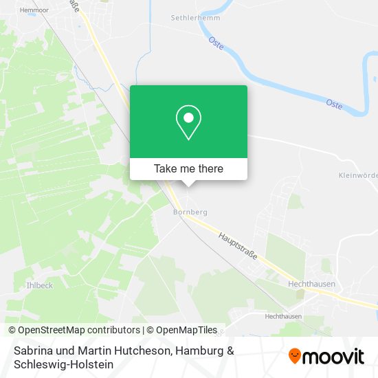 Sabrina und Martin Hutcheson map