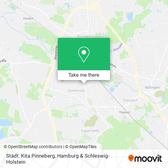 Städt. Kita Pinneberg map