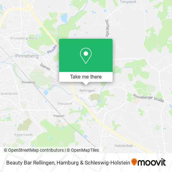 Beauty Bar Rellingen map