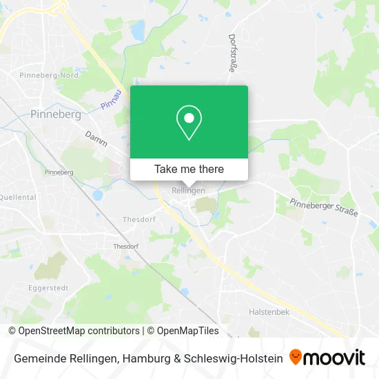 Карта Gemeinde Rellingen